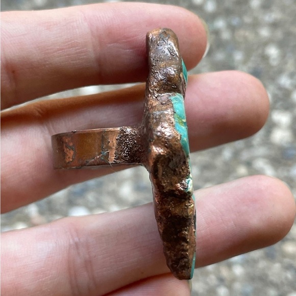 Electroformed Turquoise Ring ✨ - Picture 4 of 5